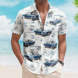 Classic Car Summer Vibes - Personalized Hawaiian Shirt