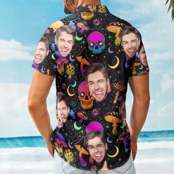Mushroom-And-Skull-Gift-For-Men-Custom-Photo-Hawaiian-Shirts_3.jpg